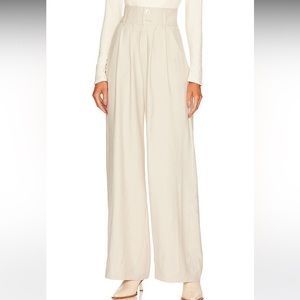 Nonchalant high waisted page pant, size medium, color oat